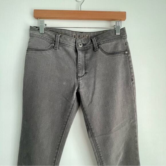 DL1961 grey Emma stretch skinny jeans size 28 inseam 28” - Picture 2 of 11